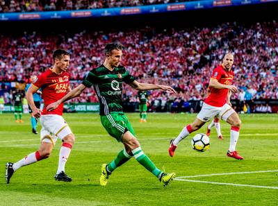 Met rechts beslissend in de bekerfinale