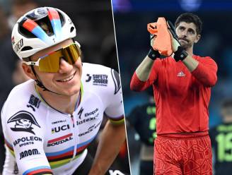 “Dikke match maat!”: Evenepoel beurt Courtois op, verloofde Mishel heeft het zelfs over haar Ballon d'Or
