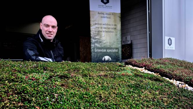 Gijs begon een onderneming in ‘levende daken’: ‘Zo verleng je als het ware je tuin’