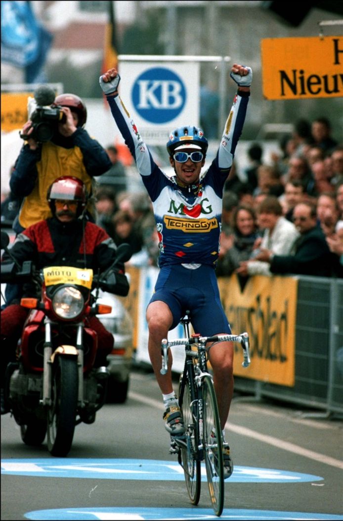Michele Bartoli won de Ronde van Vlaanderen in 1996.