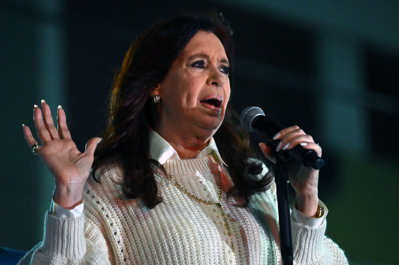 La vice-présidente argentine, Cristina Kirchner.