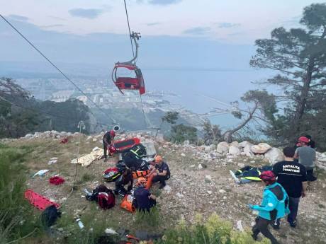 Dode en gewonden bij ongeval met kabelbaan in Turkije