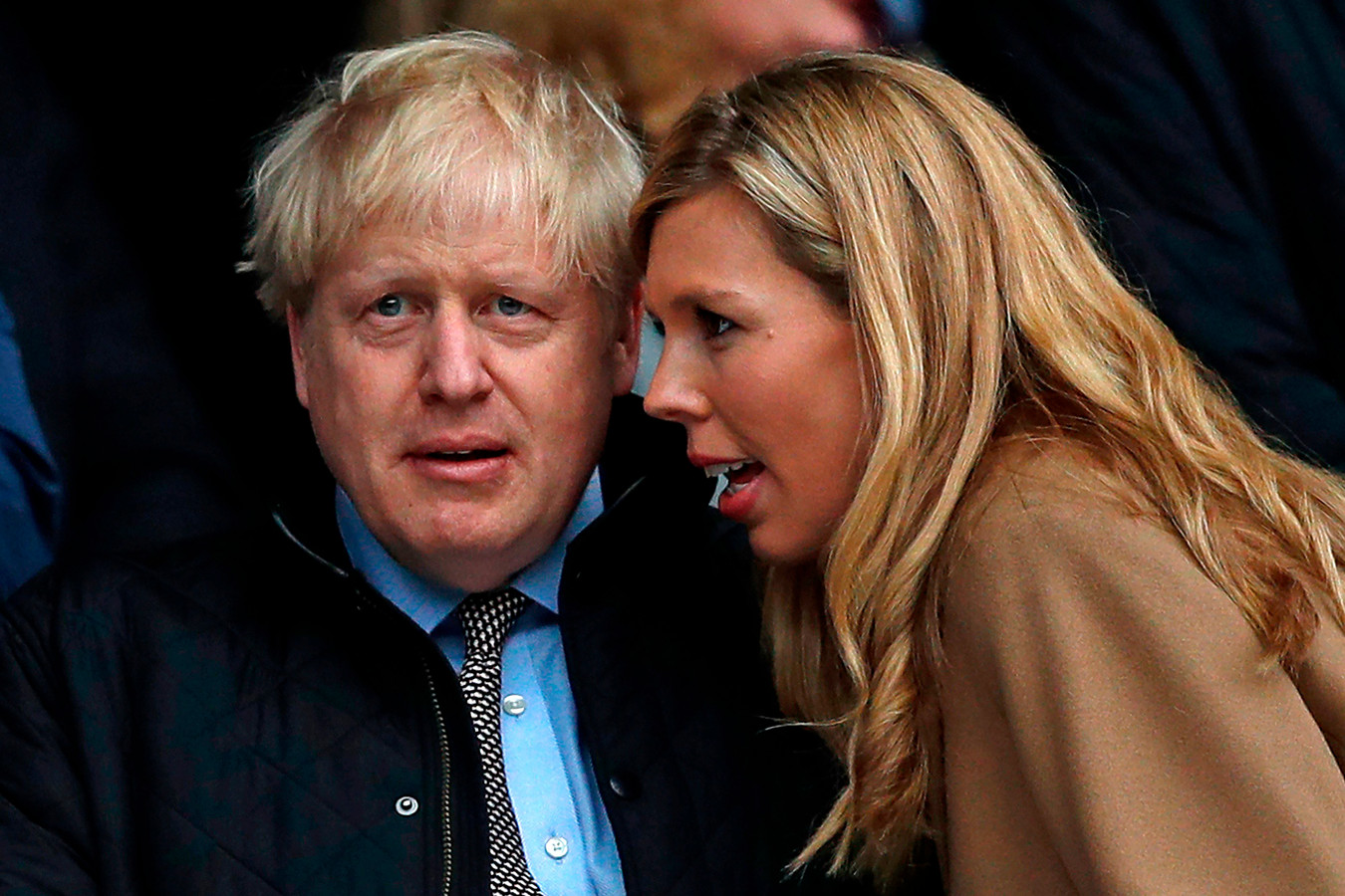 Boris Johnson en zijn partner Carrie Symonds.