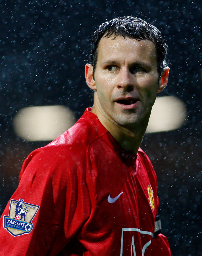 Ryan Giggs in 2007 als speler van Manchester United.