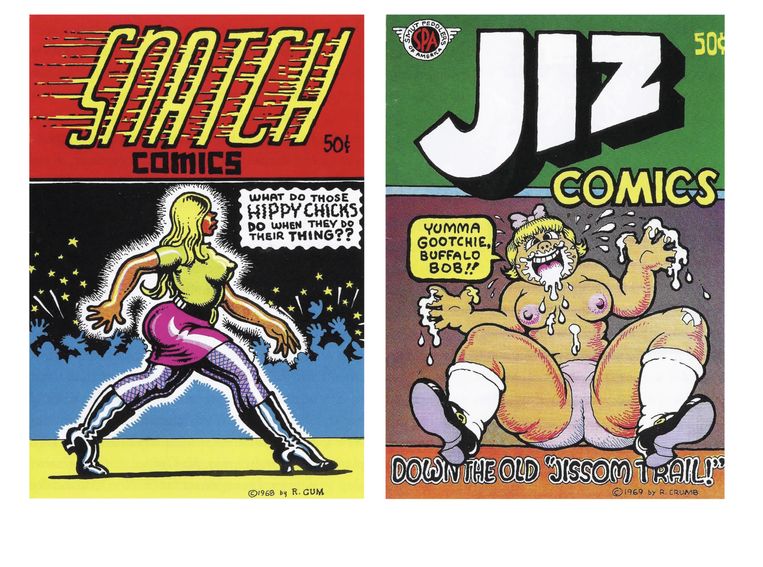 Omstreden tijdschriftcovers van Robert Crumb. Beeld 