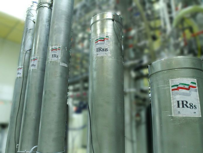 Iraanse centrifuges. Archiefbeeld.