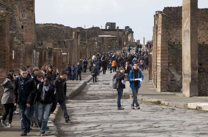 De antieke stad Pompeii trekt jaarlijks miljoenen bezoekers.