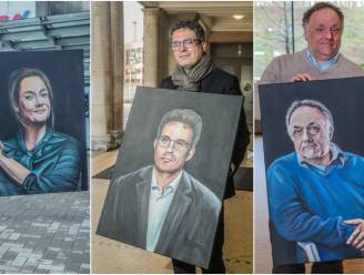 HLN-lezer en kunstschilder Noël Verfaillie verrast virologen met portretschilderijen: “We zien er beter uit op doek dan in het echt”