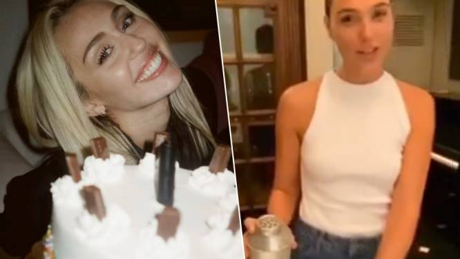 CELEB 24/7. Miley Cyrus viert haar 30ste verjaardag en Gal Gadot shaket cocktails