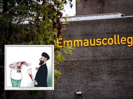 OM sleept vrouwen voor de rechter na cartoonrel Emmauscollege: bedreigde docent moest onderduiken