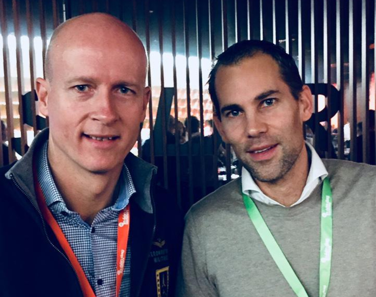 André Tiesinga en David van Straalen. Beeld  