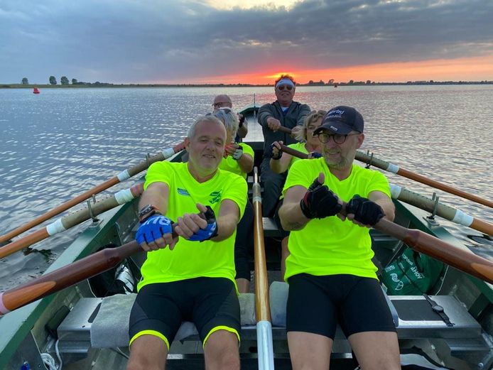 Kees Verweel (links) doet in 2023 mee aan de Talisker Whisky Atlantic Challenge.