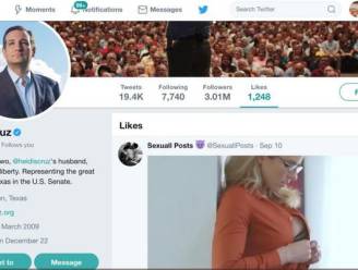 Senator Ted Cruz 'liket' per ongeluk porno op Twitter