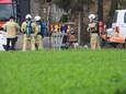 Brandweer en politie stelden een perimeter in.