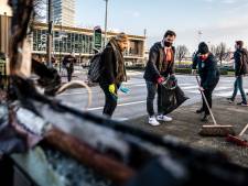 Anonieme gever trakteert vrijwilligers opruimactie stationshal Eindhoven op lekkere maaltijd
