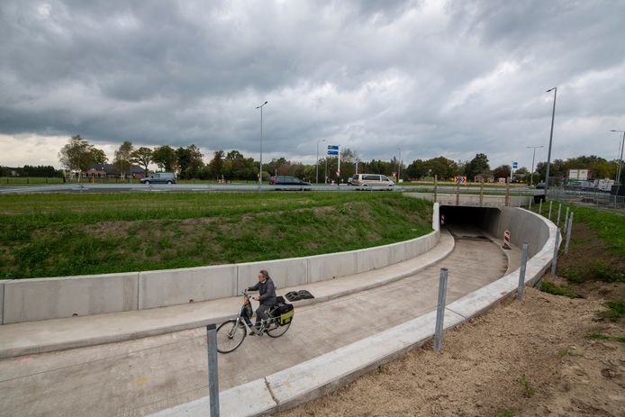 De nieuwe N340 is nu een kleine twee maand in gebruik en de provincie is van plan de nieuwe oversteken een naam te geven. Zoals deze tunnel bij Oudleusen.