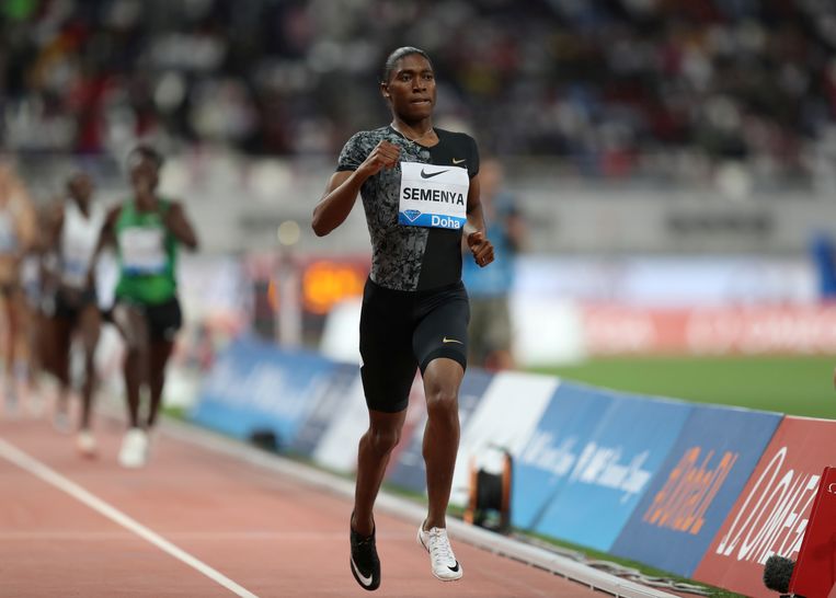 De Zuid-Afrikaanse Caster Semenya op het WK vorig jaar. Beeld REUTERS
