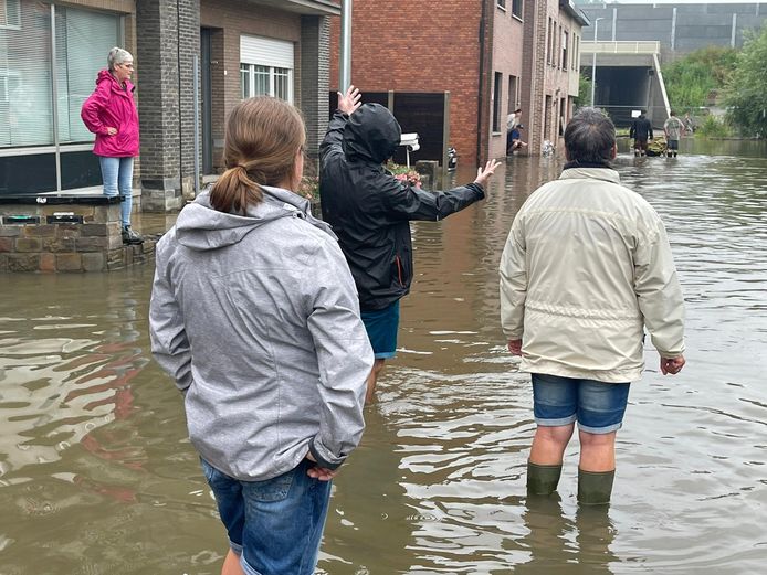 Waterellende aan de Kessel-Losesteenweg in Wilsele (Leuven).