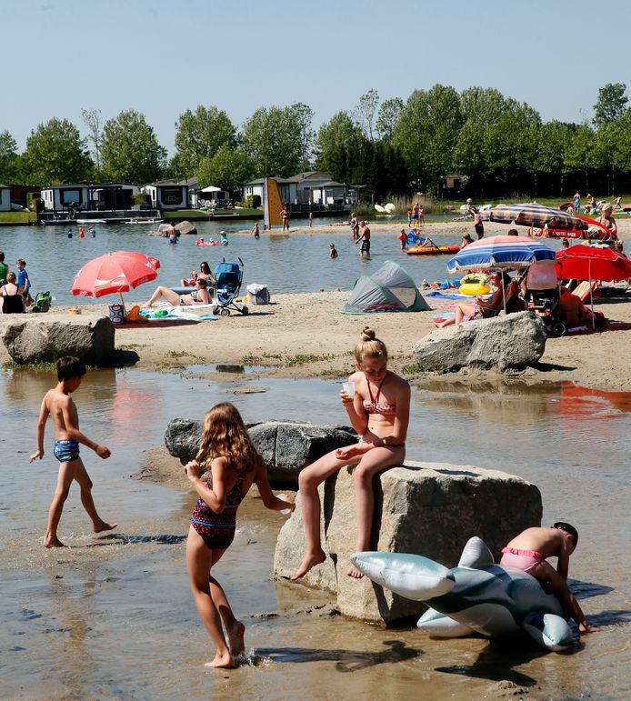 Zwemplas de Kurenpolder in Hank.