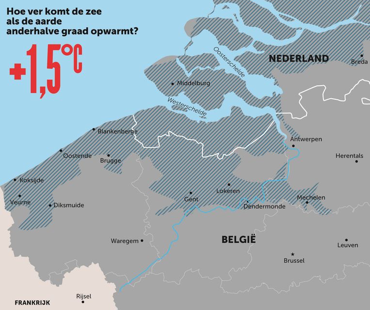 Hoe Global Warming De Kaart Van Belgie Zal Hertekenen De Morgen