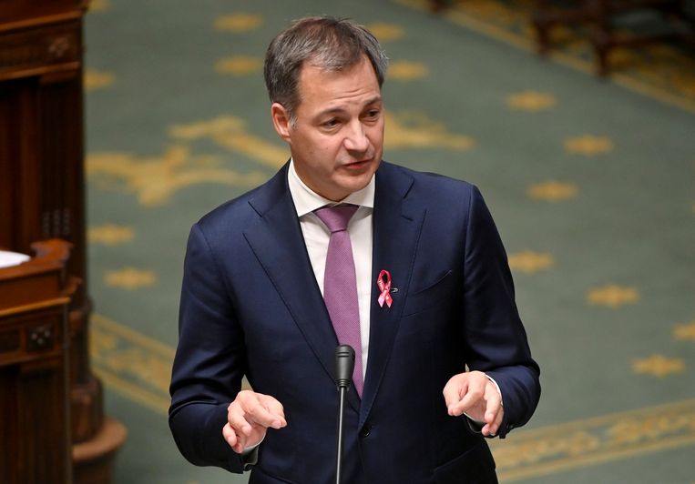 Premier Alexander De Croo. Beeld Photo News