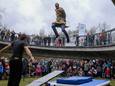 Een optreden van circusschool Ell Circo d'ell Fuego