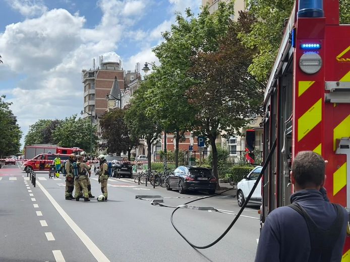 Gaslek in de Brusselse gemeente Vorst.