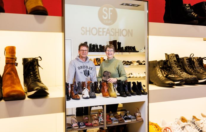 De schoenwinkel Shoefashion aan de Westermarkt van Wil en Marian van Kerckhoven stopt ermee.
