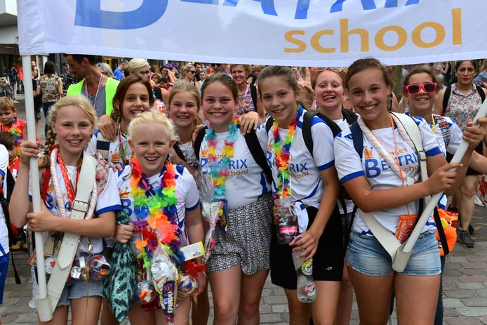 Avondvierdaagse in Veenendaal.
