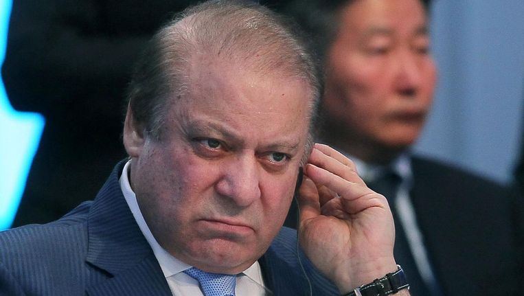 Premier Nawaz Sharif noemde blasfemie een 'onvergeeflijke misdaad'. Beeld afp