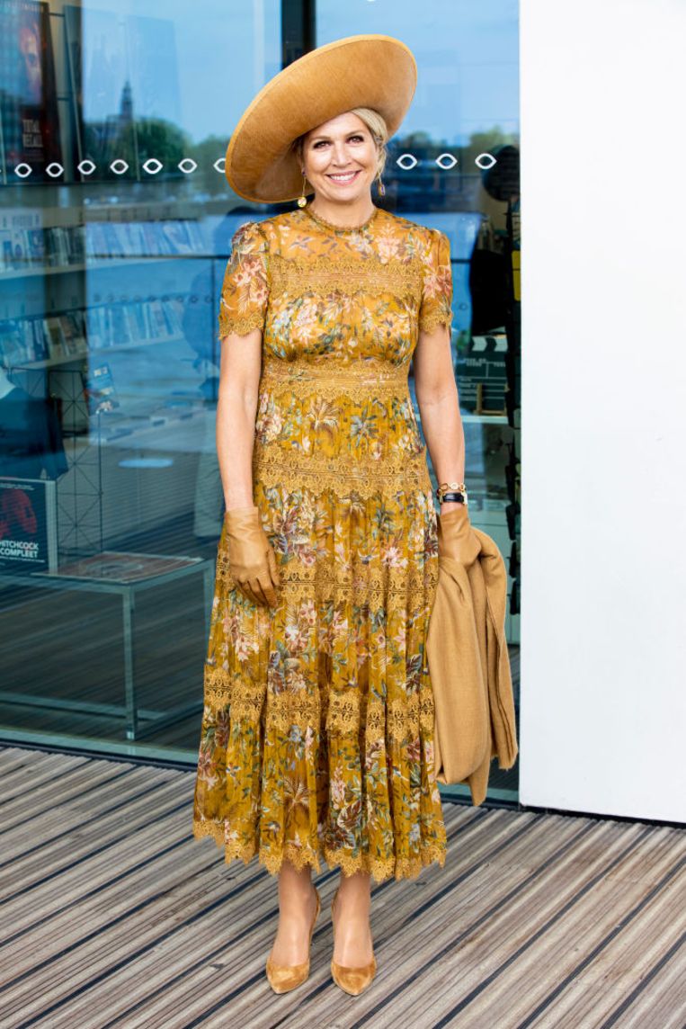 Koningin Máxima bij het Eye Film Museum. Beeld Getty Images