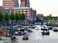 Bootjes, sups en zwemmers. Het was genieten op en bij het water in Vathorst.