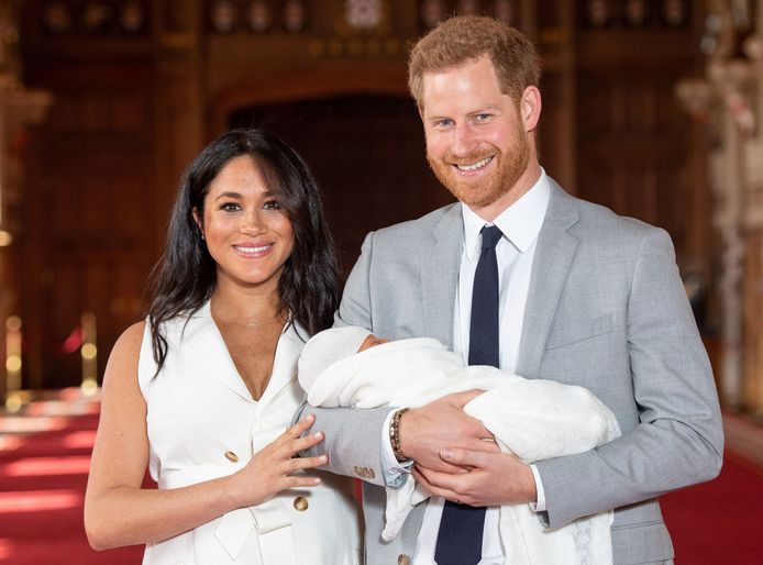 Prins Harry en Meghan Markle vlak achter de geboorte van hun zoontje Archie