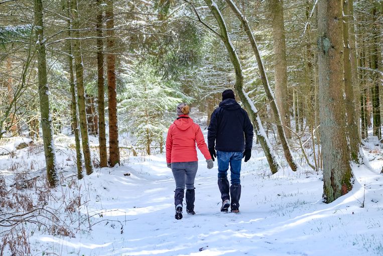 Foto ter illustratie: sneeuw in Houffalize, eerder dit jaar. Beeld BELGA