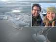 Daan en Mirte zitten ‘gevangen’ op de ingevroren Marker Wadden: ‘We hebben voor drie weken eten bij ons’ 