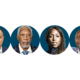 De mensen: Andrzej Duda, Morgan Freeman, Charlotte Adigéry & Pierre Kompany
