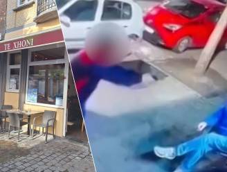 KIJK. Beveiligingscamera legt schokkend moment vast: man (44) beschoten door voorbijganger bij café in Schaarbeek