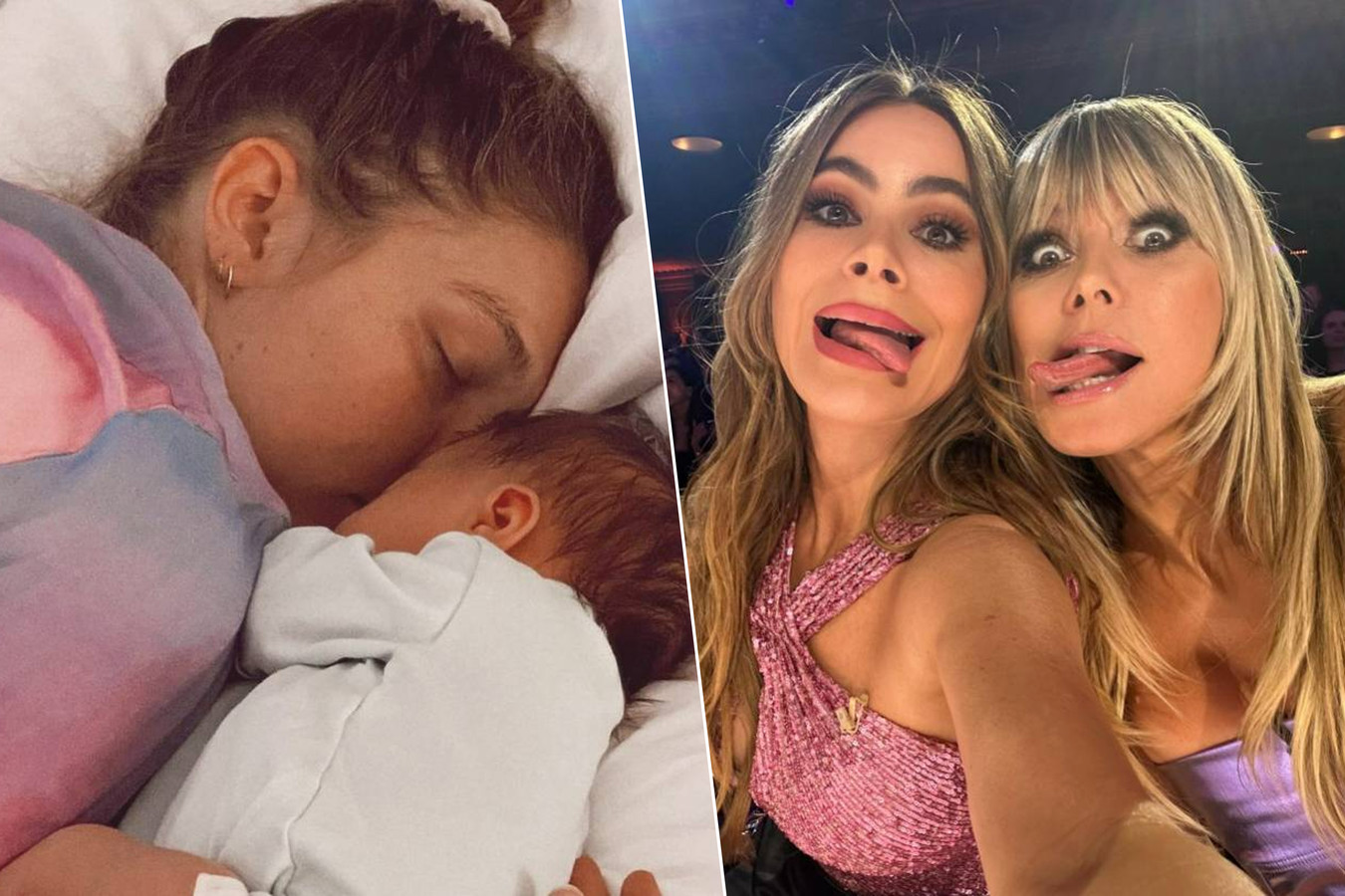 CELEB 24/7. Gigi Hadid viert de verjaardag van dochter Khai en Heidi