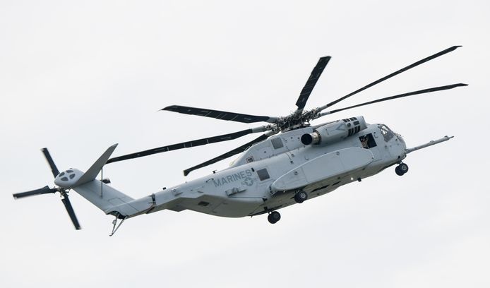 Een CH-53K 'King Stallion'-helikopter.