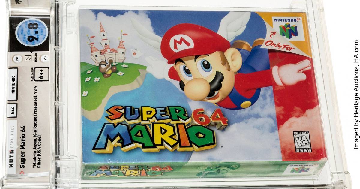 voor spelcassette Super Mario op veiling | Buitenland AD.nl