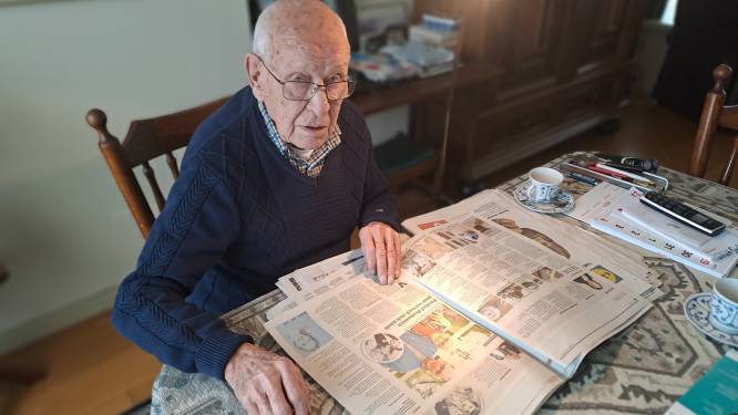 Ad Laarakker (92) is 65 jaar abonnee: ‘De krant is een goede maat om de dag mee door te komen’
