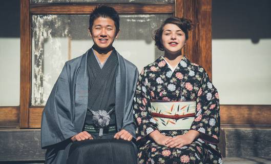 Hoe Mondriaan op een Japanse kimono kwam te staan