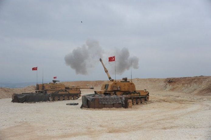 Turkse tanks in Syrië