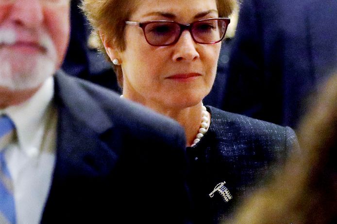 Marie Yovanovitch, de voormalige Amerikaanse ambassadeur van Oekraïne,