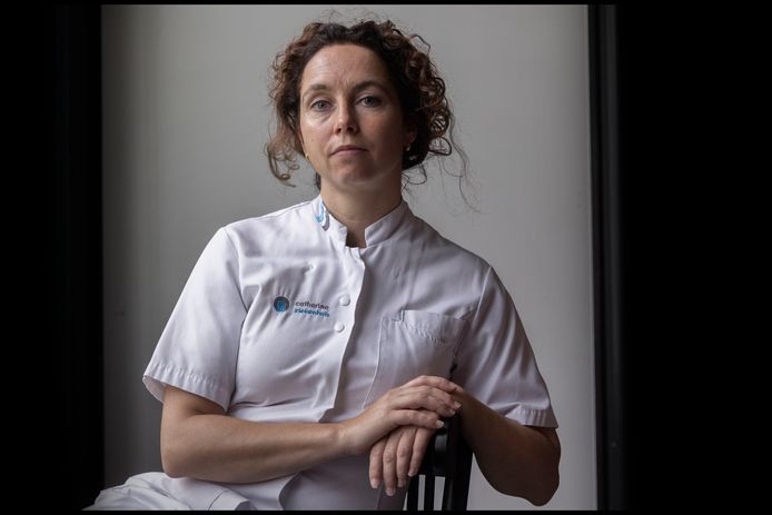 Hiv-verpleegkundig specialist Suzanne de Munnik van het Catharinaziekenhuis.