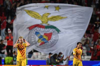 FC Barcelona beleeft pijnlijke avond in Benfica en opent CL-campagne voor het eerst met 0 op 6
