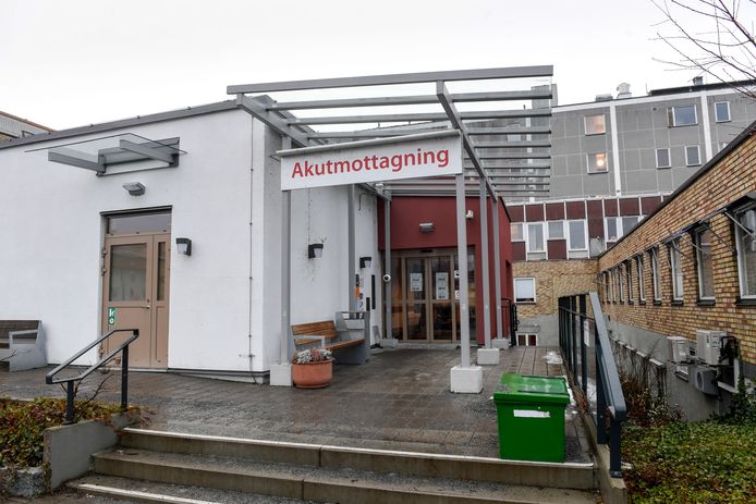 De spoedafdeling van het ziekenhuis in Enköping (Zweden).