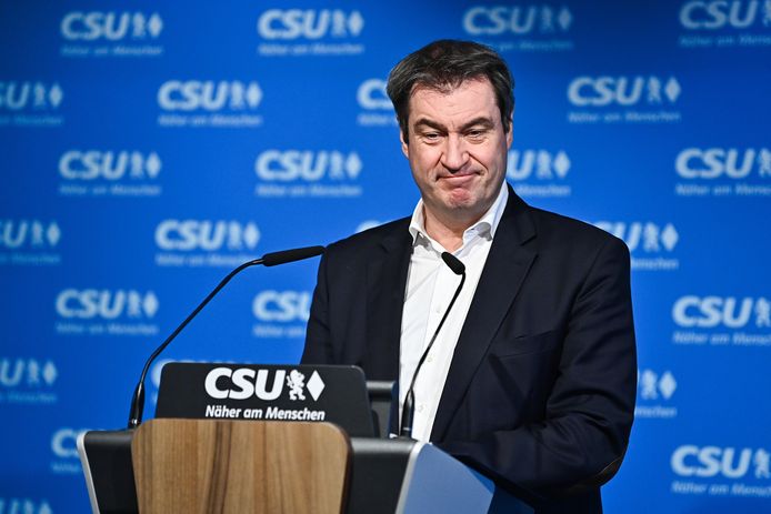 Beiers minister-president en CSU-voorzitter Markus Söder.