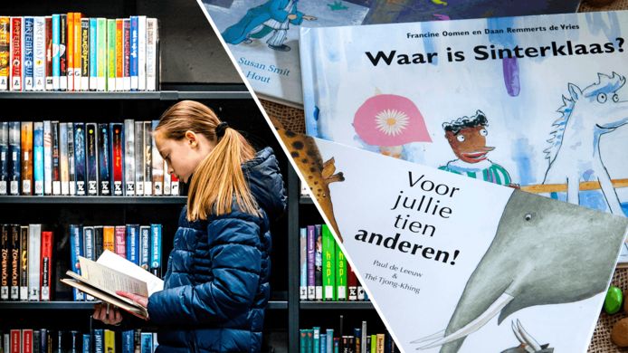 Bibliotheken halen boeken met traditionele zwarte pieten steeds vaker uit de collectie.