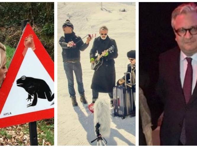 Vandaag op Instagram: liefde op een verkeersbord, goede raad voor prins Laurent en muziek op de skipiste